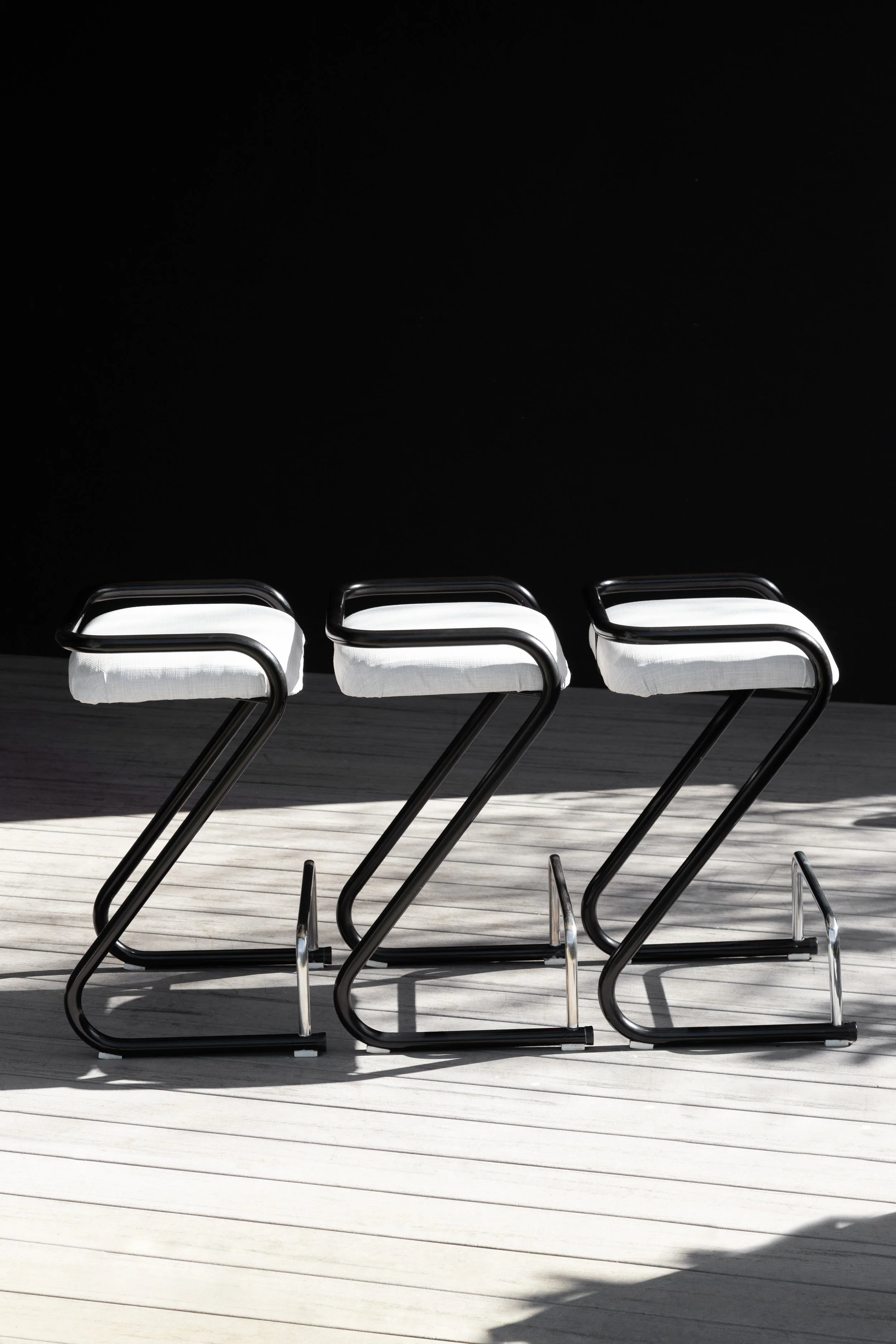 Mid Century Lammhults Bar Stools (Set Of 3)
