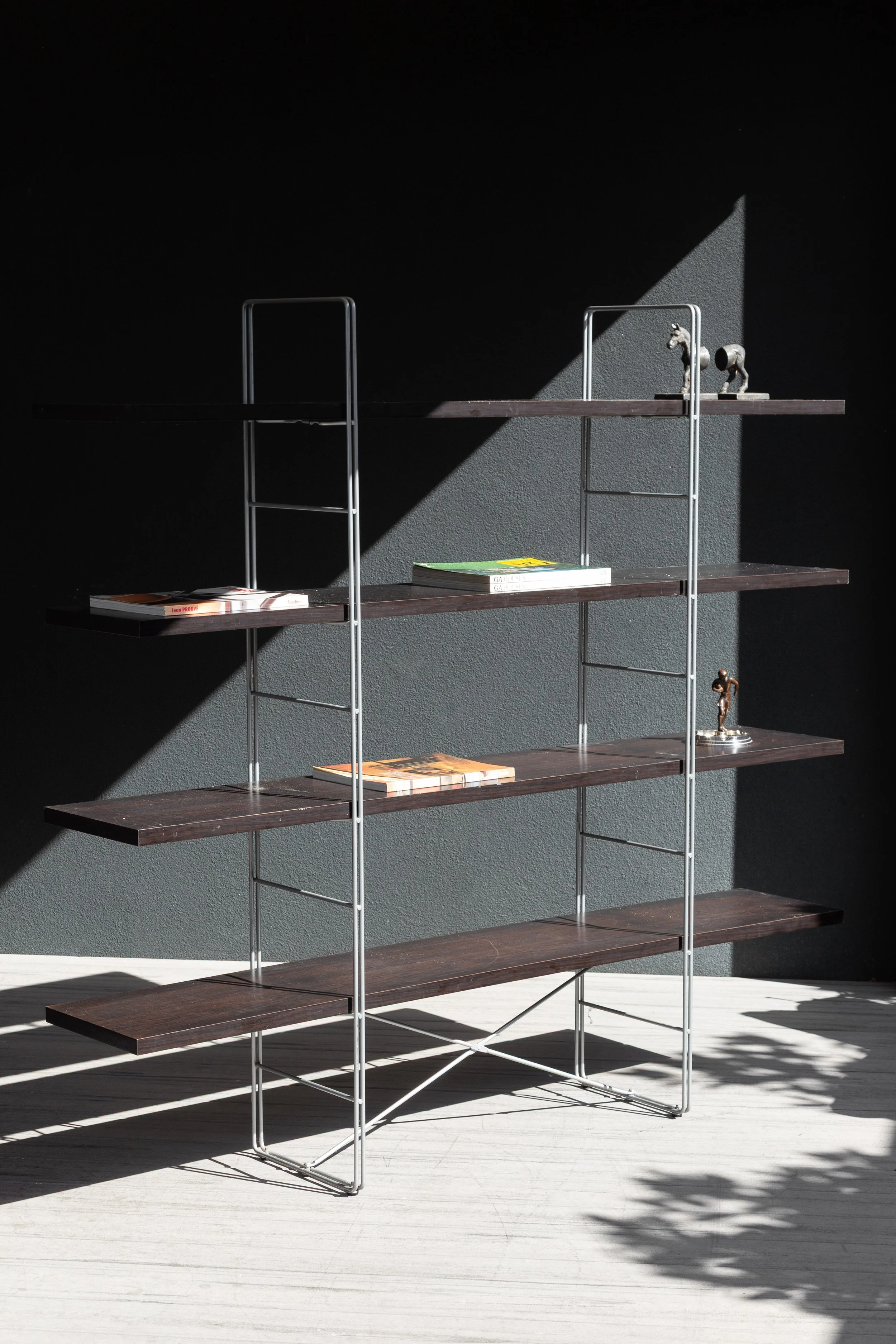 Vintage Brown IKEA ENETRI Shelving Unit