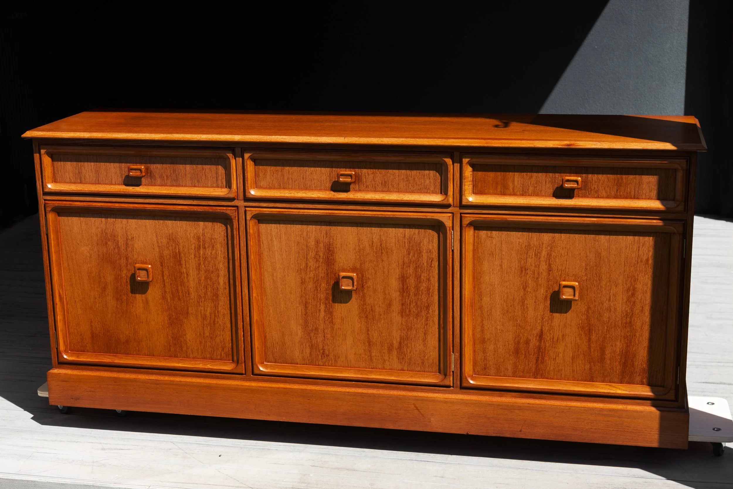 Parker Three Drawer & Door Sideboard 1970s