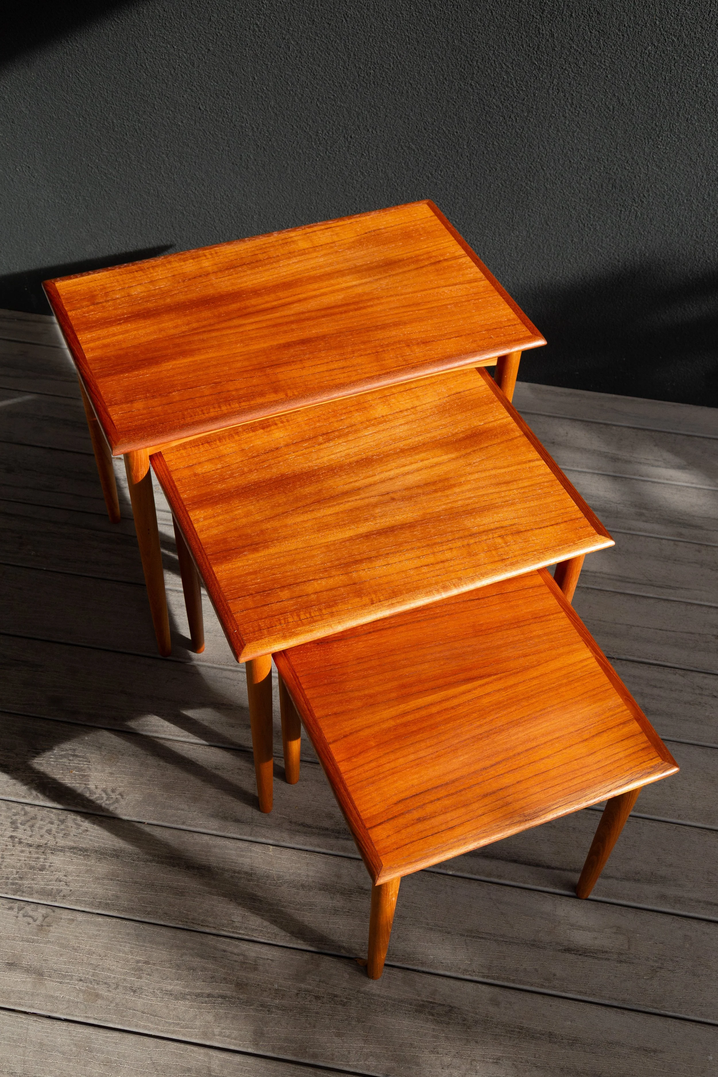 Mid Century Parker Nesting Table Set 1960s