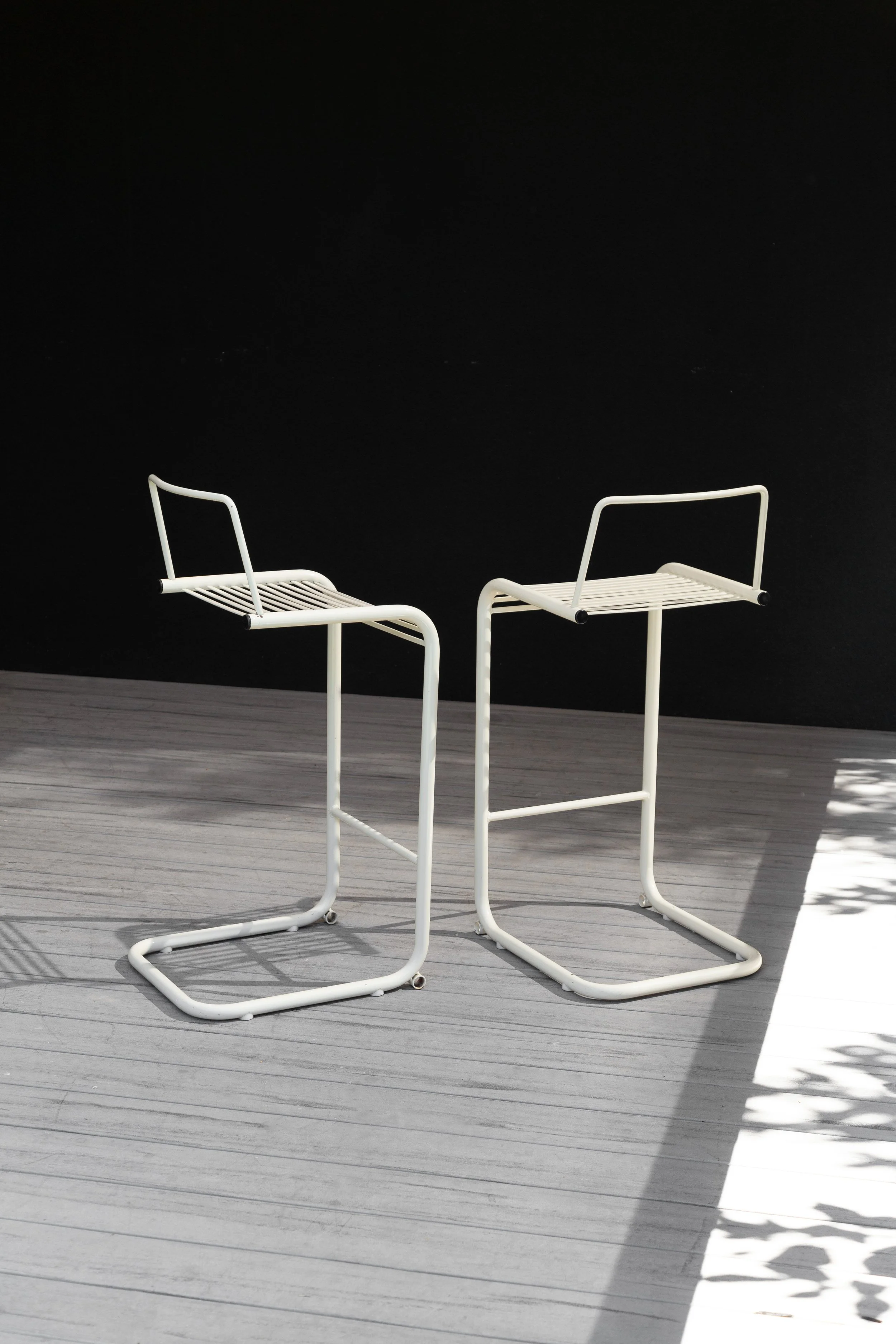 Mid Century Aero Bar Stools 1980s - (Set Of 2)