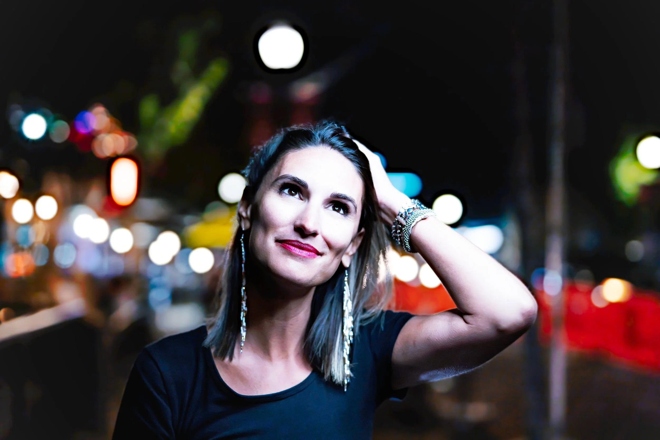 editorial portrait of woman in urban setting with fashion styling – Calgary fashion photography