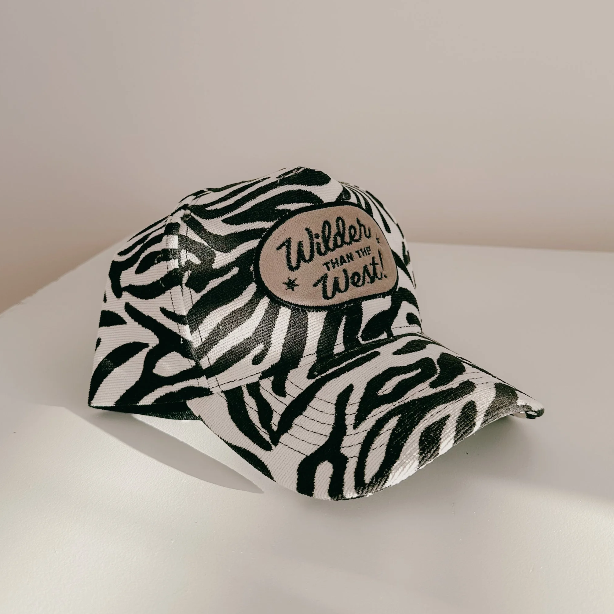 Zebra Corduroy Wilder than the West Trucker