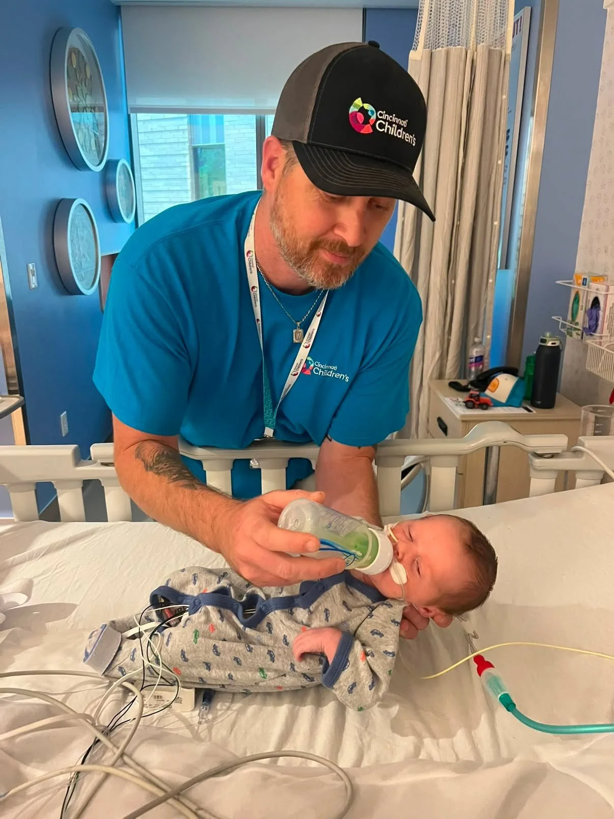 Dillon and his son, Jaxson