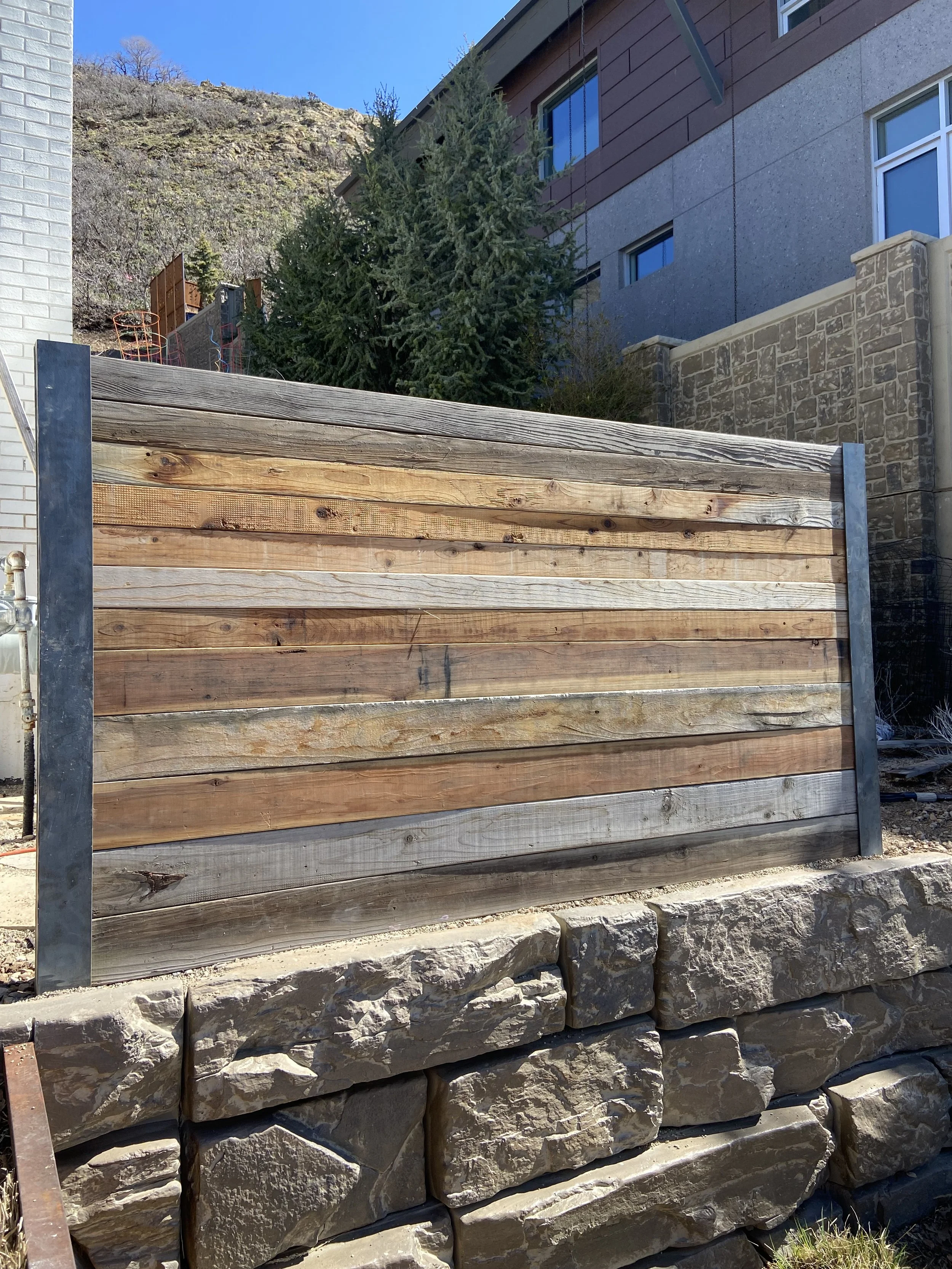 Custom Reclaimed Wood Fence
