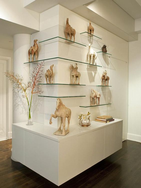 Custom Glass Display Shelving