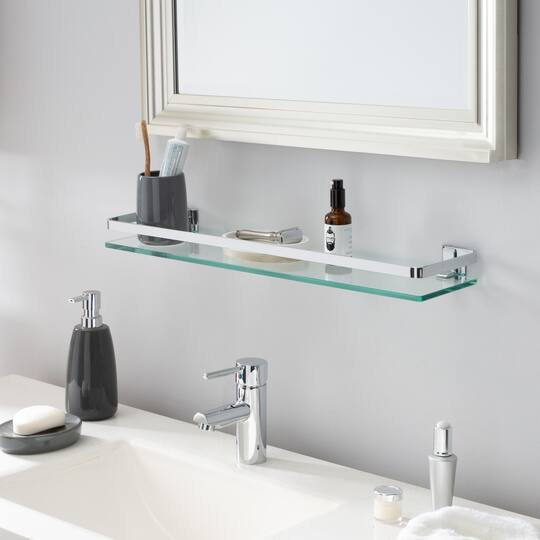 Bathroom Glass Shelf