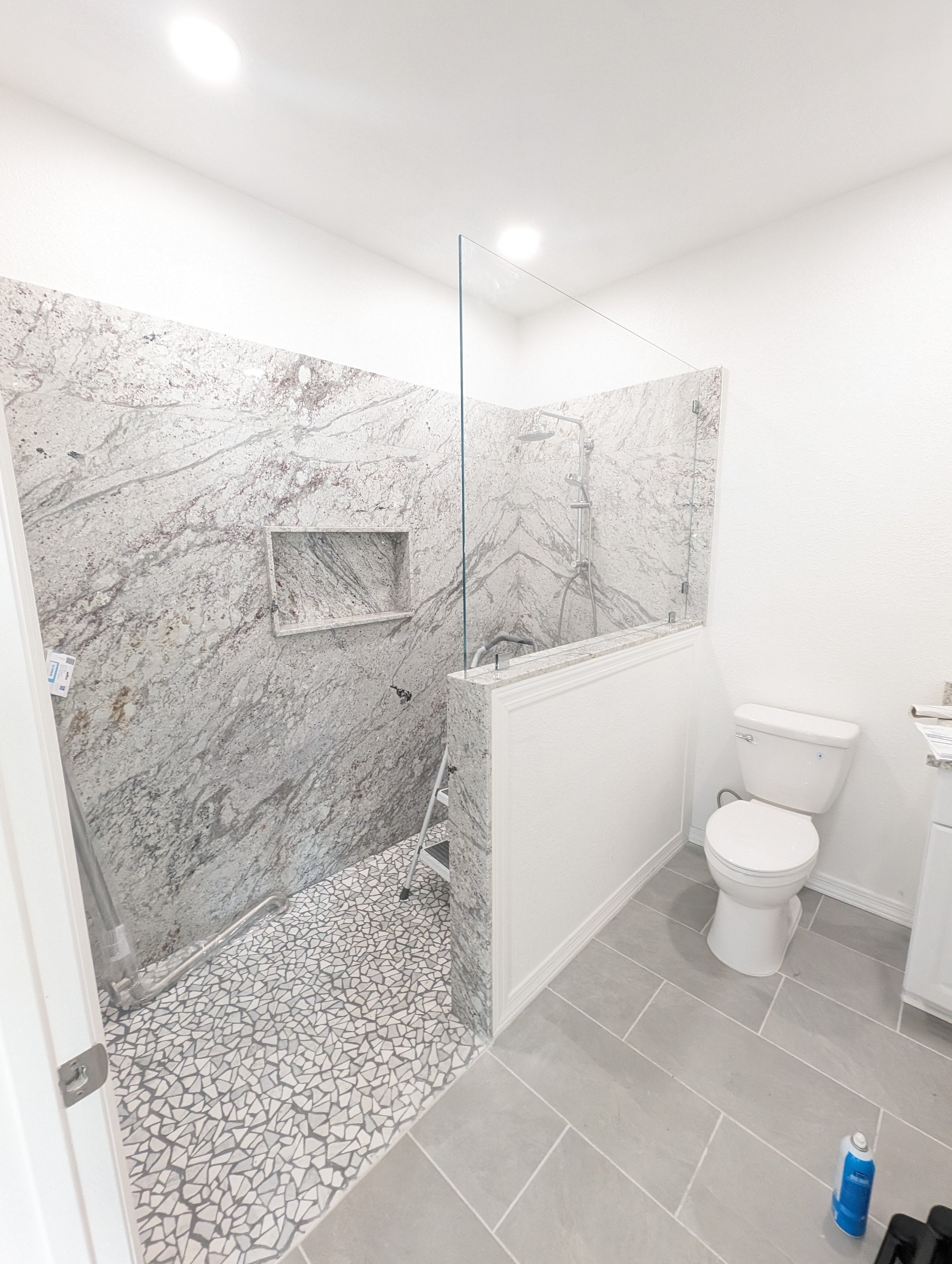 Frameless Walk-in Shower