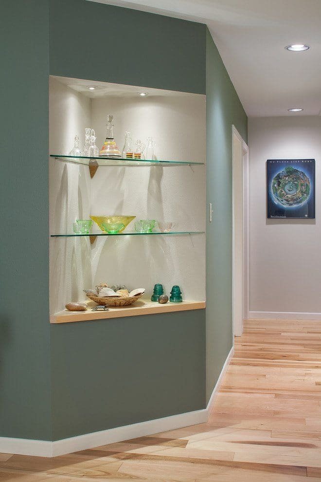 Glass Shelving for Nooks