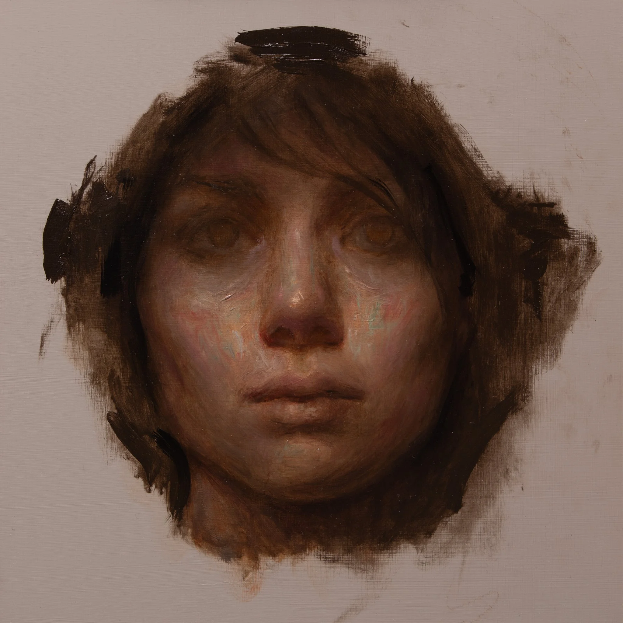 Paige: Study #03 - 9" x 9" Oil on Panel