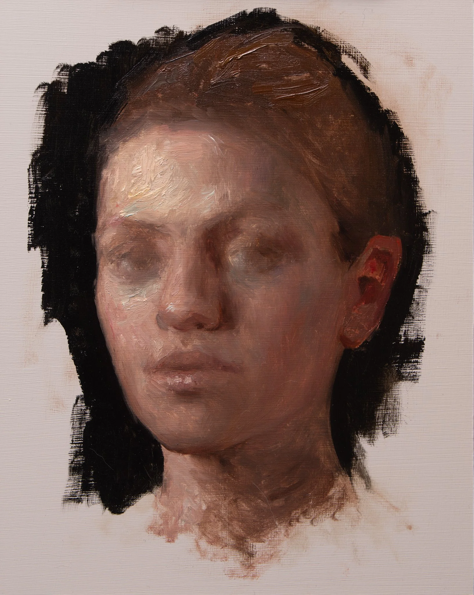 Emelie: Sketch #03 - 8" x 10" Oil on Panel