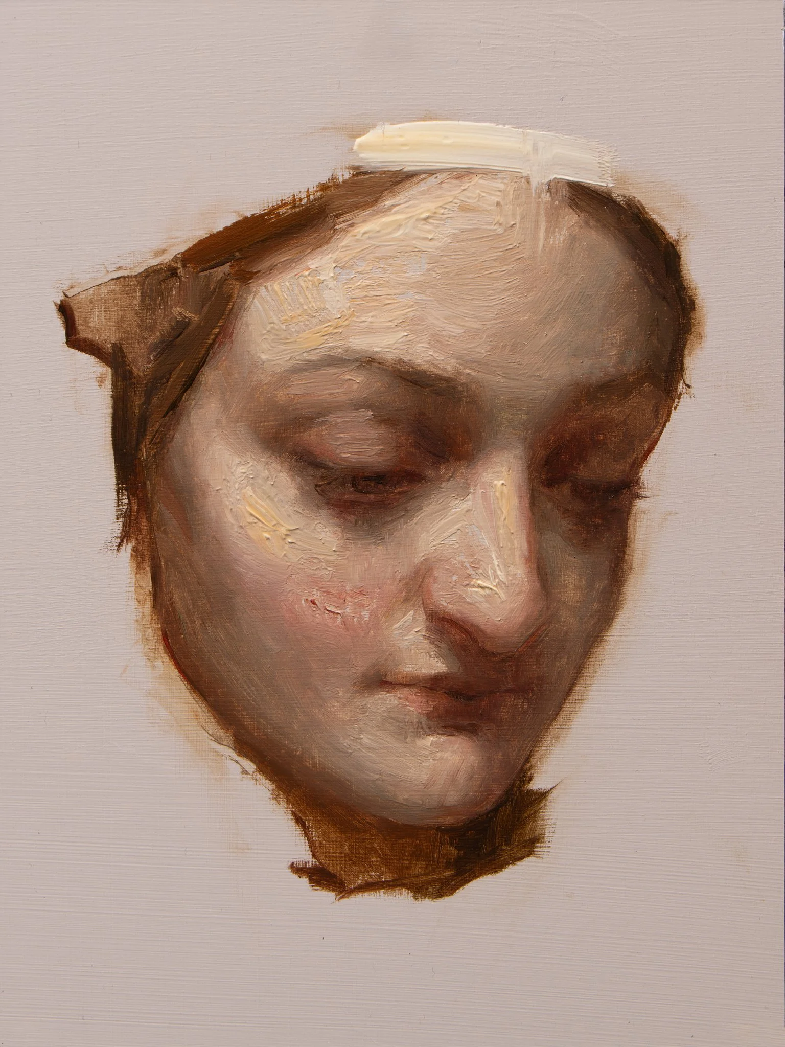 Kristen: Study #02 - 6" x 8" Oil on Panel