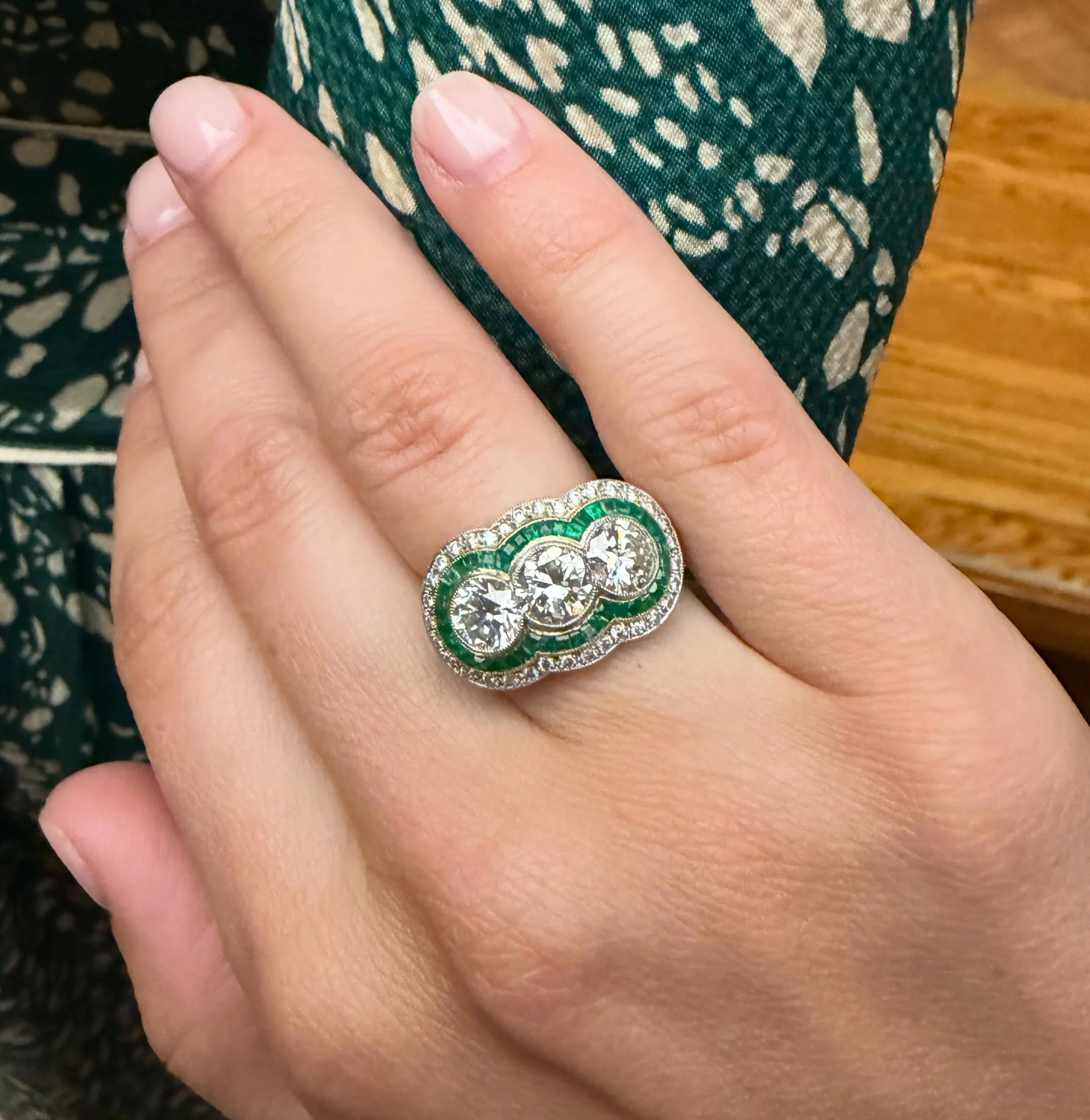 New acquisition for #SpringsCollectionJewelry 💚 Taking it on a few test drives before uploading it to the website&hellip; more to come!