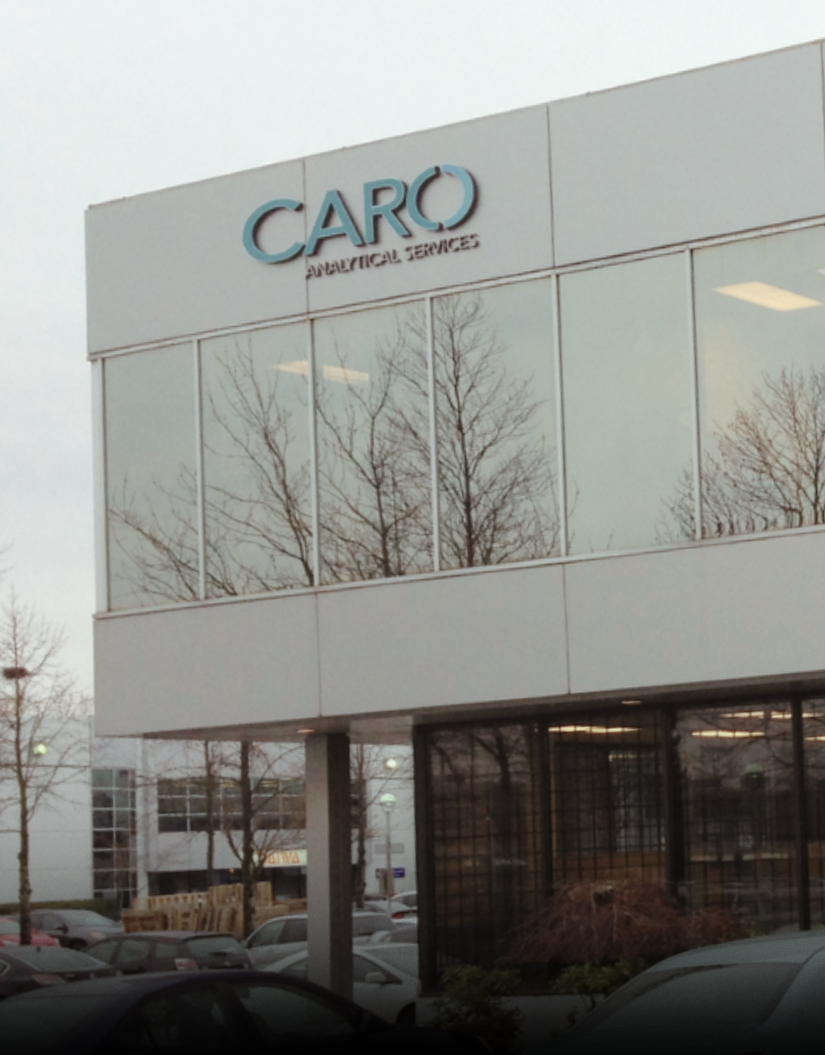 Caro Analytical commercial office building exterior