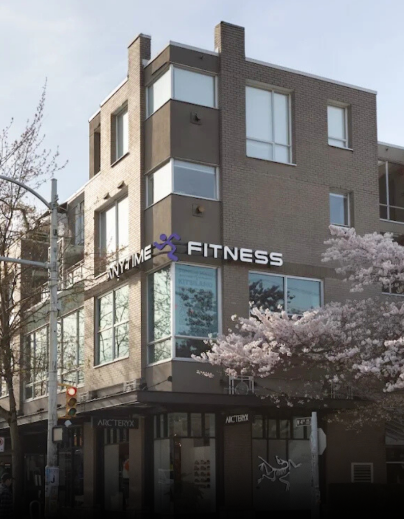 Anytime Fitness gym facility commercial building project