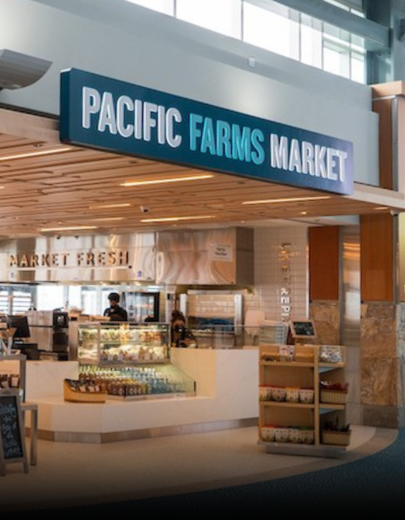 Pacific Farms Market grocery store interior commercial project