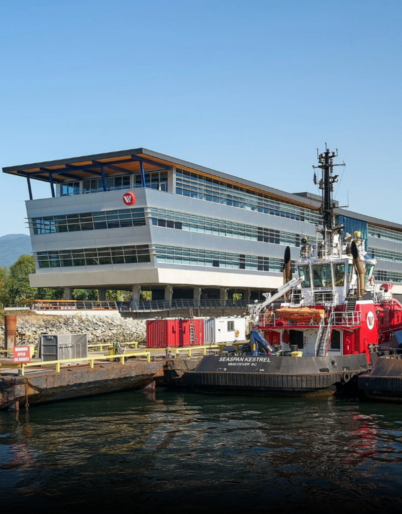 Seaspan Ferries waterfront office facility commercial project
