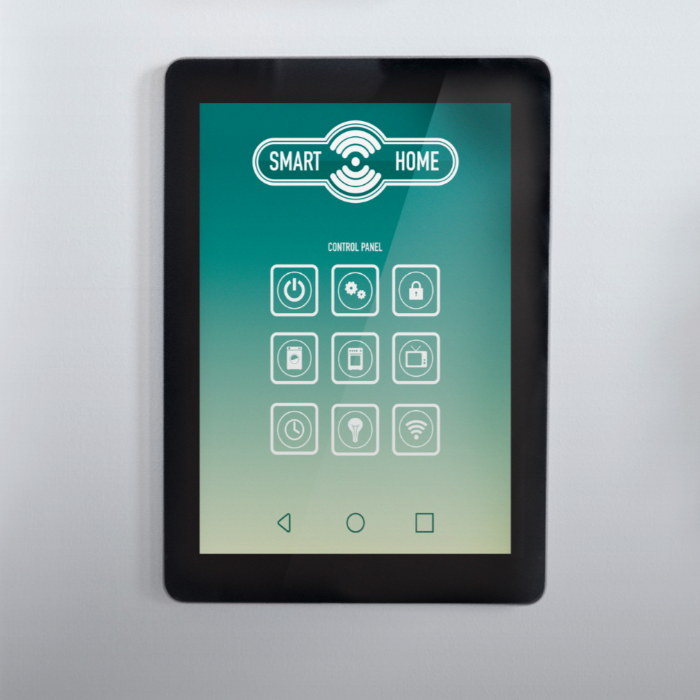 Smart building control panel used to manage HVAC and mechanical systems