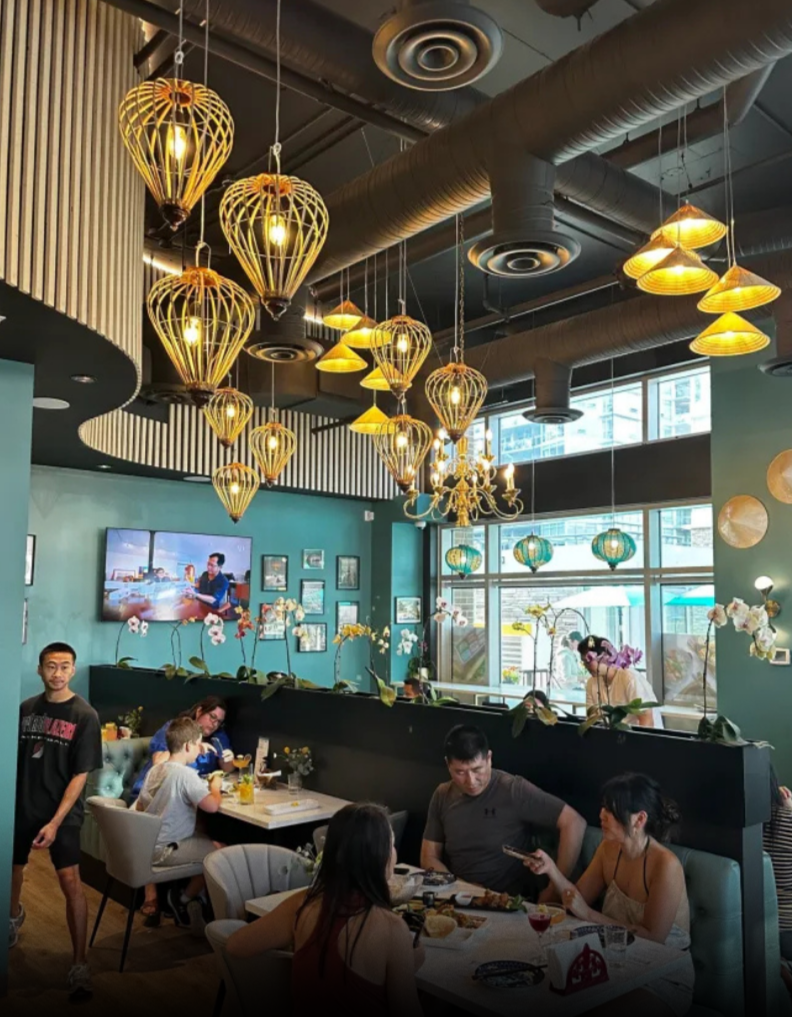 Banh Mi Tres Bon restaurant interior commercial project