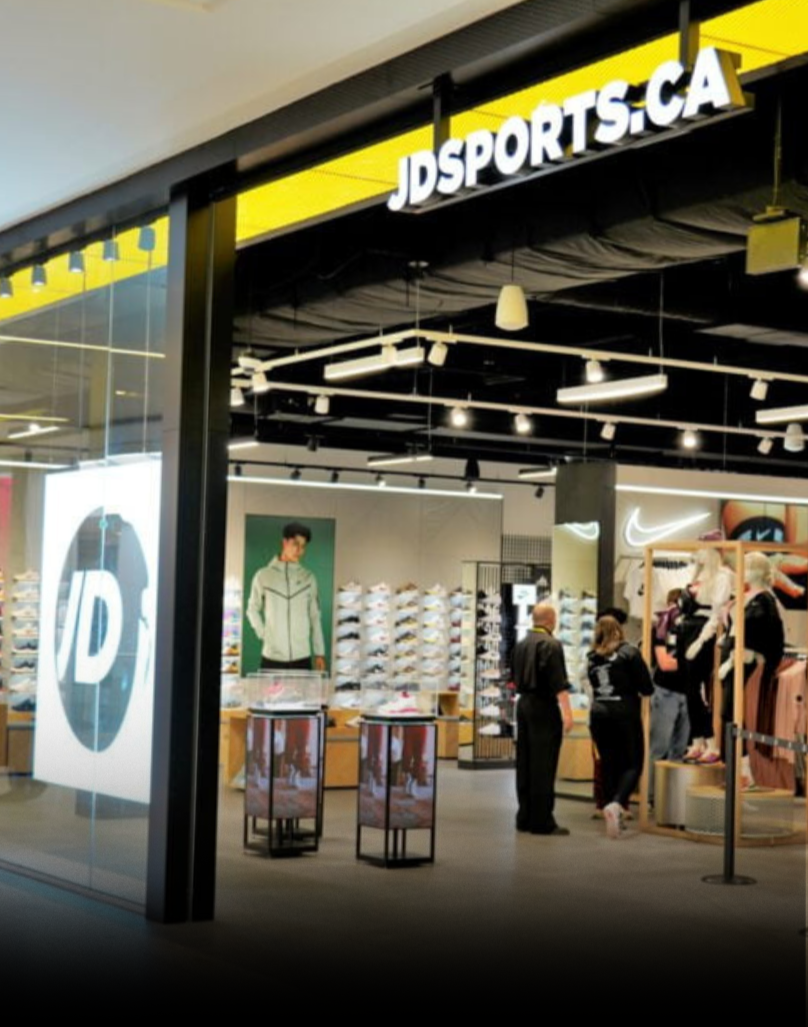 JD Sports retail store interior commercial project