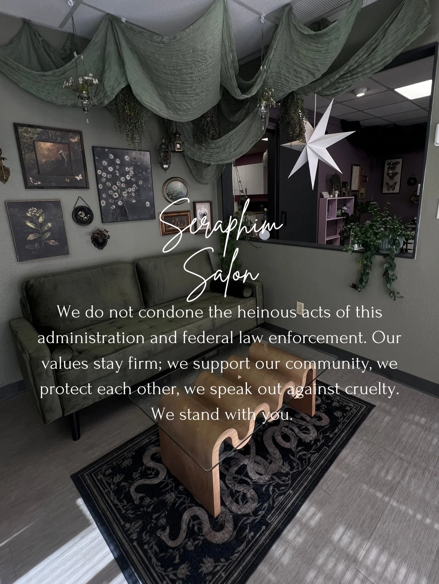 in these terrifying times, we are here for you Tucson 🖤