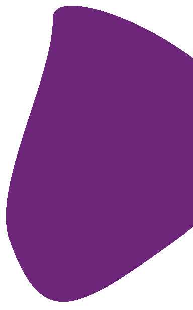 Purple abstract shape on a black background