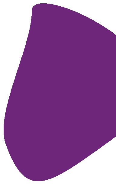 Purple abstract shape on a black background