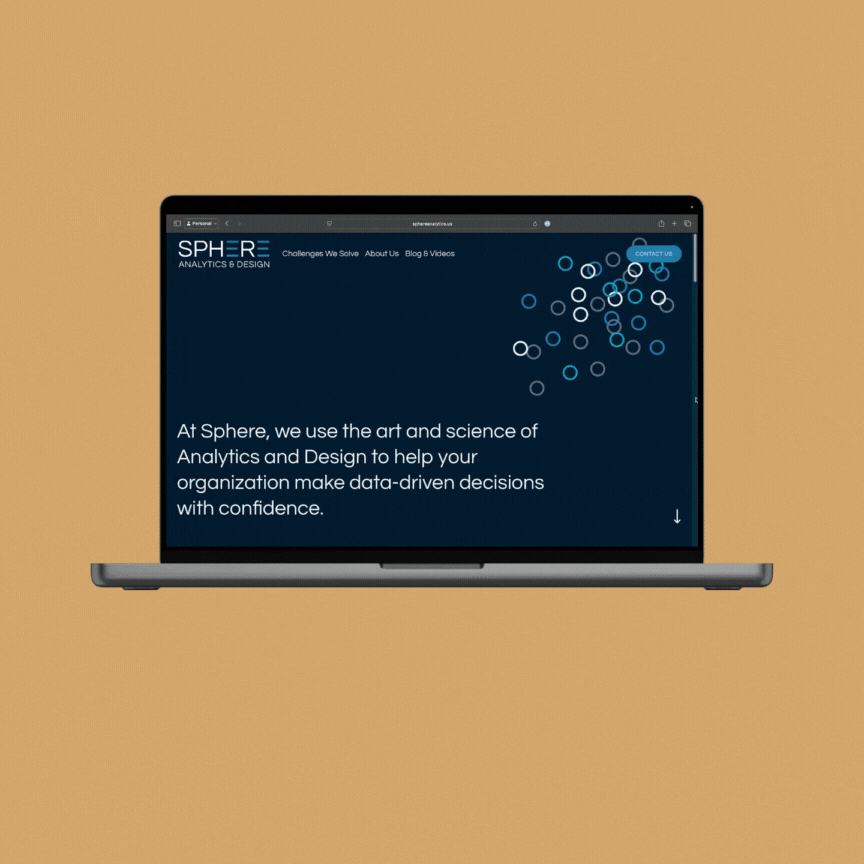 Sphere Analytics Video Website Mockup.gif