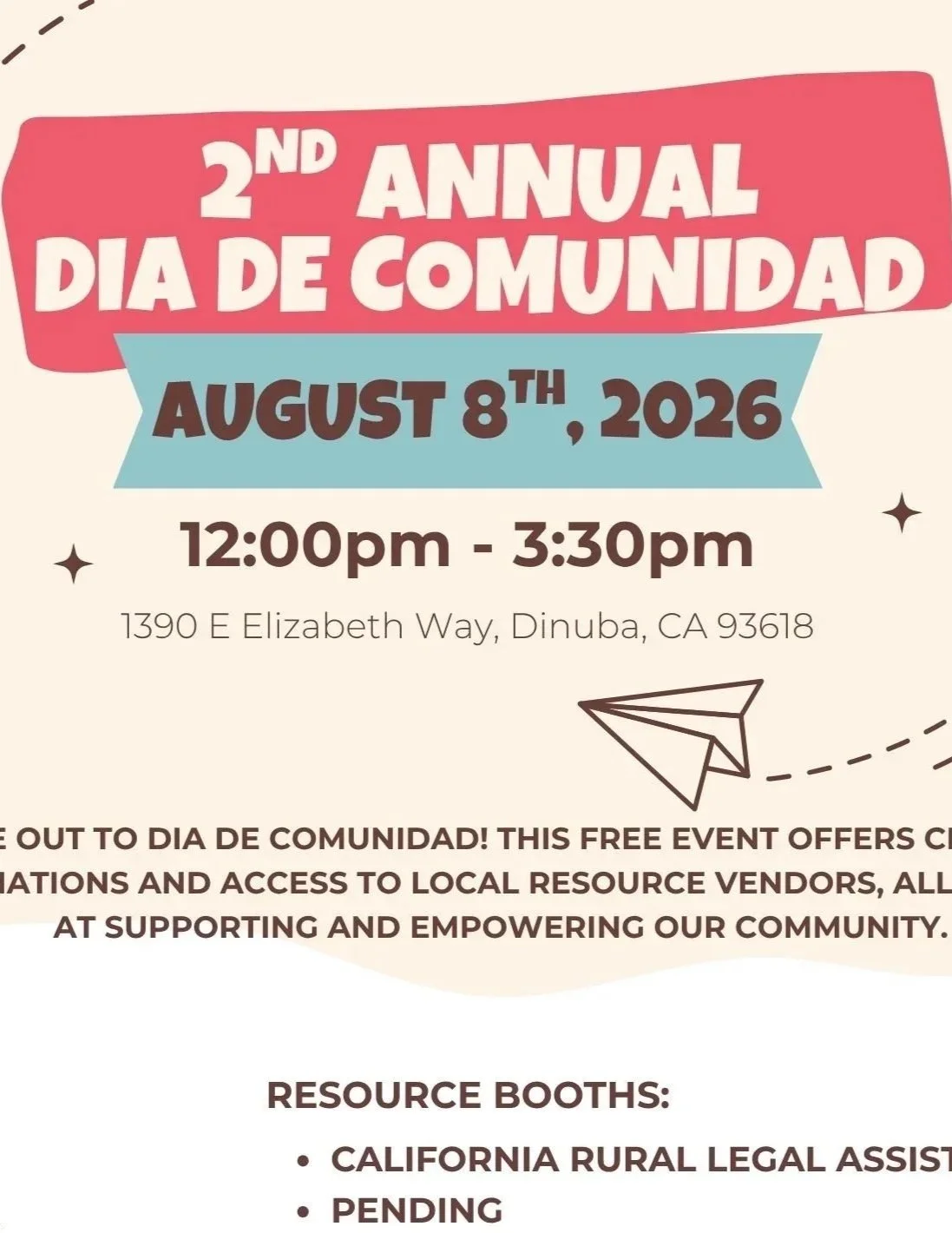 2nd Annual Dia De Comunidad