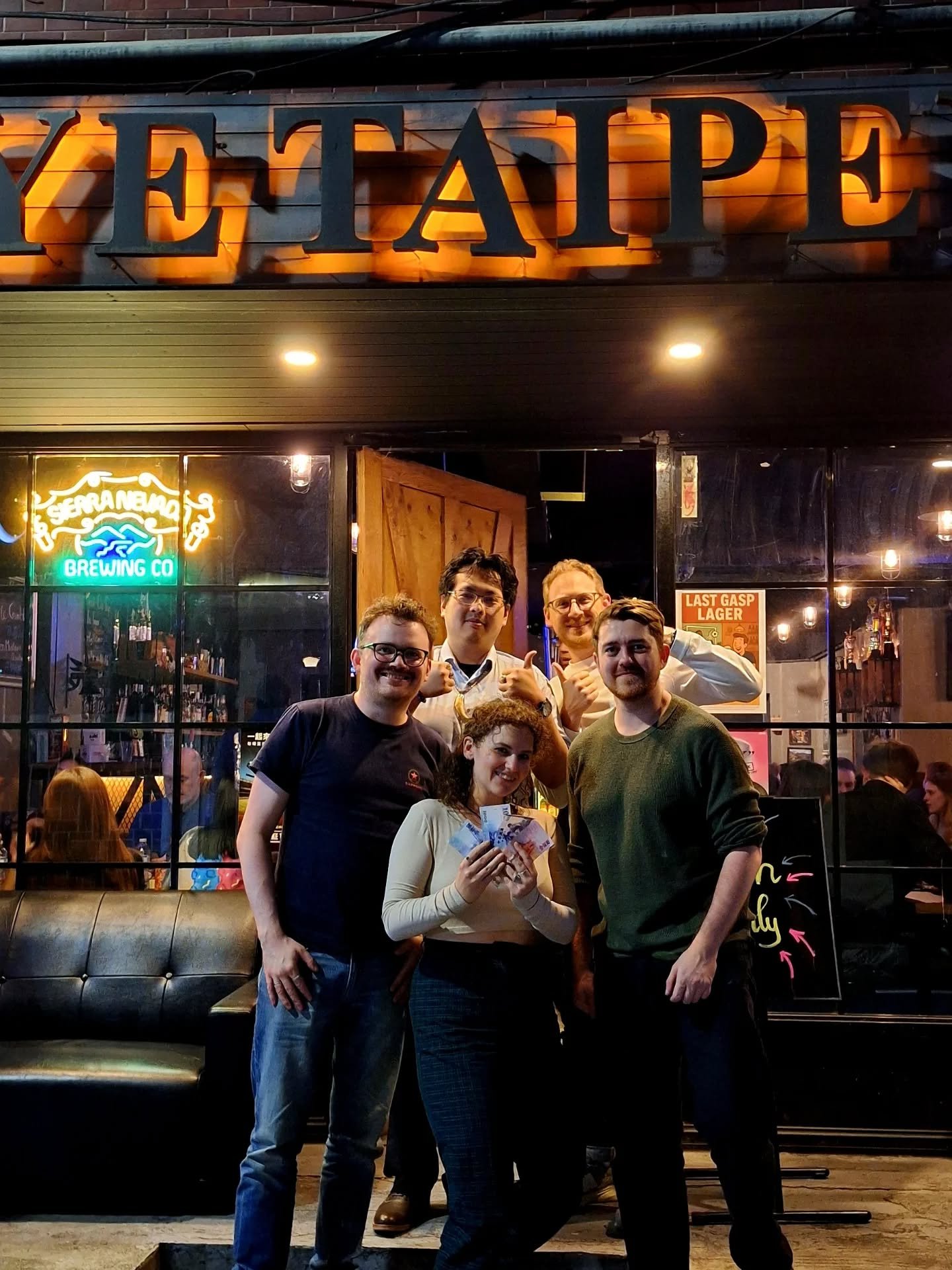 CONGRATULATIONS to the winners of last weeks Trivia Night! 🏆🎉 

Our next dates will be released soon - as well as lots of other fun &amp; exciting events and opportunities to be debaucherous. We hope to see you soon!

#ayetaipei #taipei #taiwan #tr