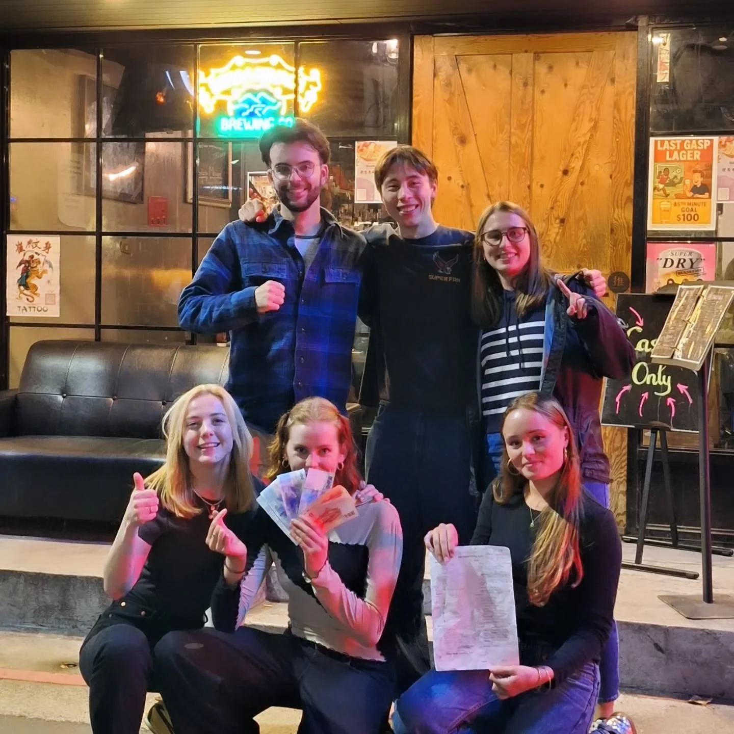 Our fortnightly Aye Taipei Trivia Nights are always sell-outs - and we're not stopping yet. 📝 

Congratulations to the WINNERS last time out. 🏆 Proof that  consistentcy is key, having finally reclaimed / claimed the crown. 

@youbloodytourist &amp;