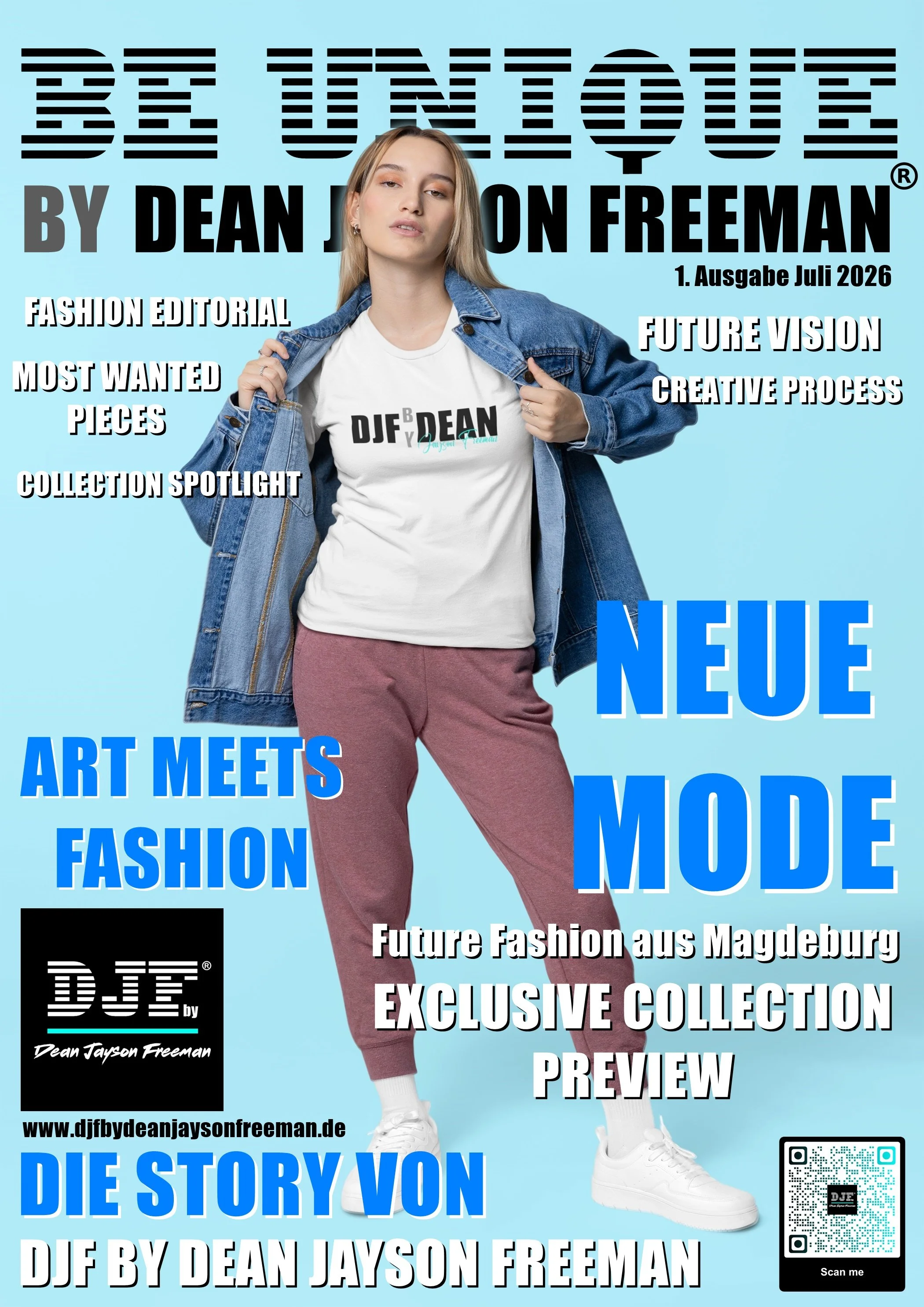 BE UNIQUE Fashion Magazine DJF Seite 1.jpg
