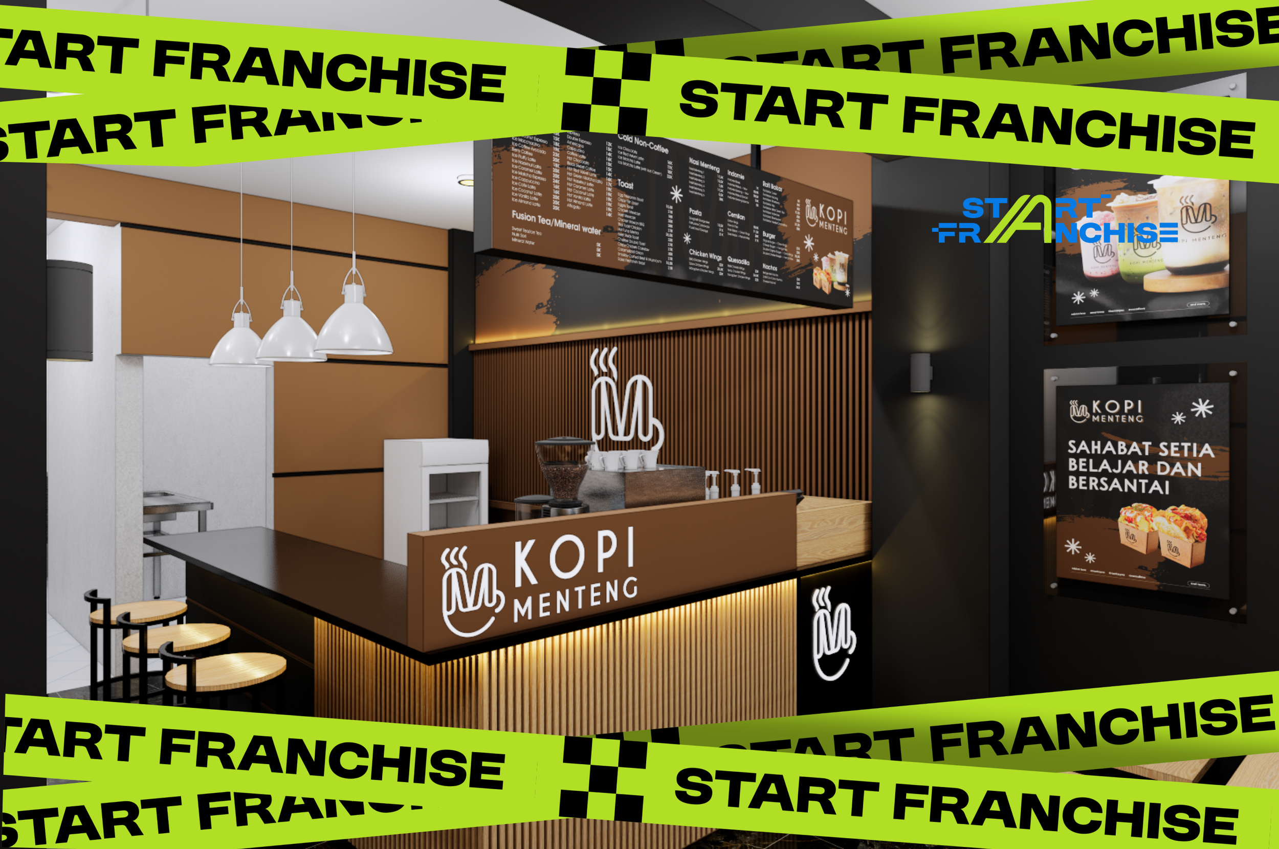 Peluang Usaha Franchise Kopi Menteng, Kedai Kopi Lokal Bernuansa Heritage #StartFranchise
