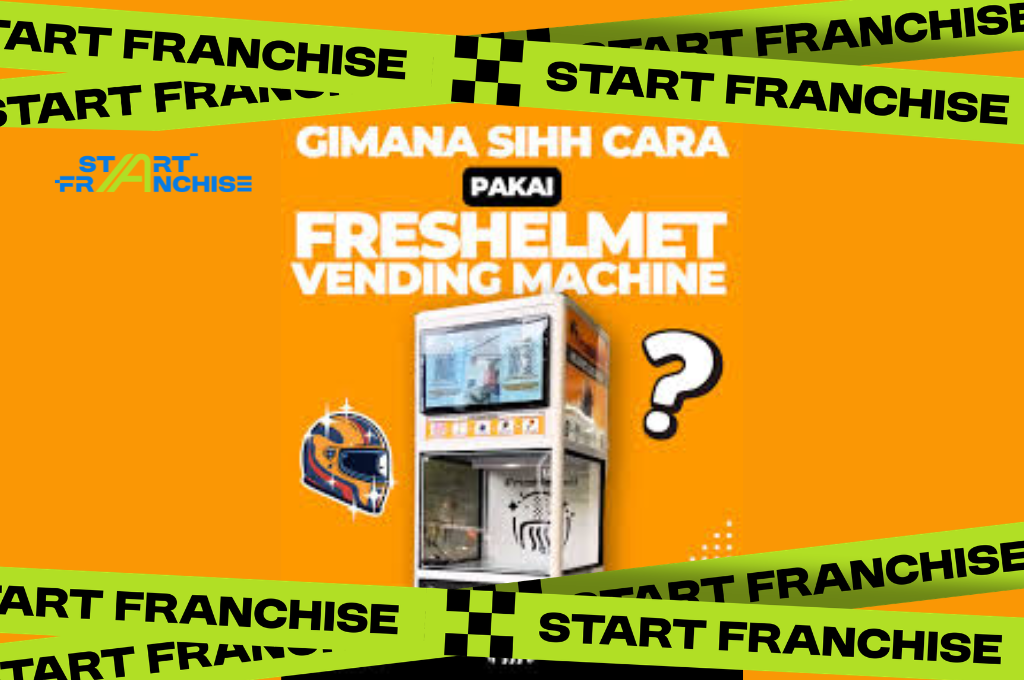 Peluang Kemitraan FresHelmet, Bisnis Vending Machine Cuci Helm Pertama di Indonesia #StartFranchise