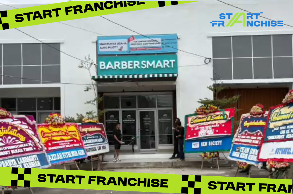 Franchise Barbersmart, Bisnis Barbershop Tanpa Royalti Ada 68 Cabang #StartFranchise
