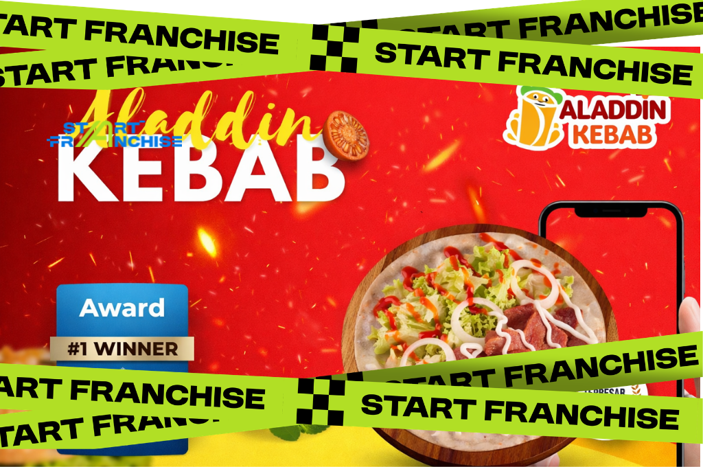 Peluang Kemitraan Kebab Aladin, Bisnis Kebab Timur Tengah Tanpa Royalty Fee #StartFranchise