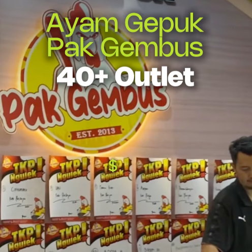 Ayam Gepuk Pak Gembus Franchise has 40 More Outlet from Franchise Expo