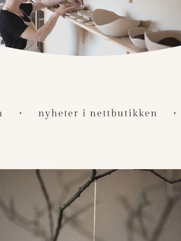Nettbutikken er oppdatert ✨ 

Atelierhelenetorkelsen.com