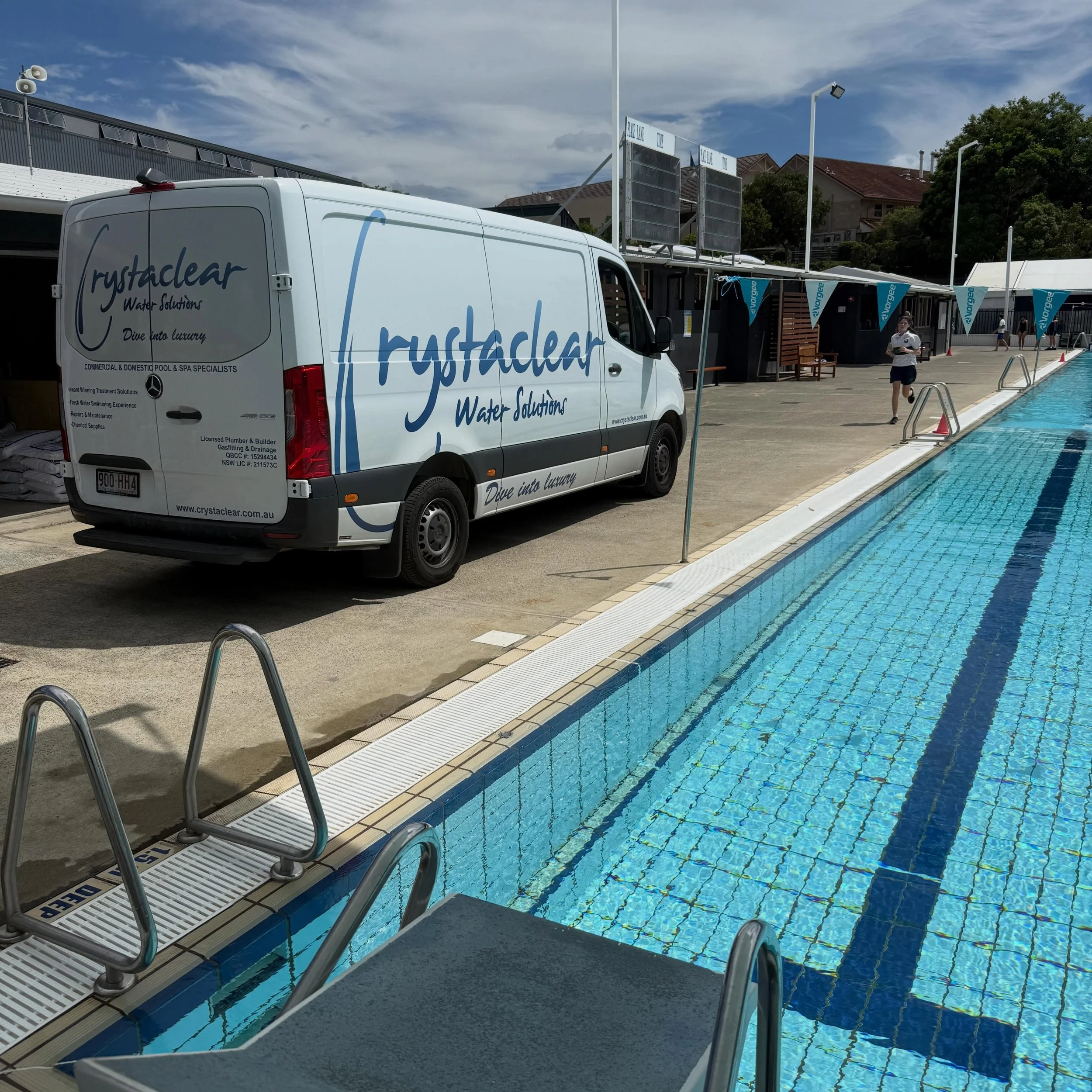 Behind every crystal clear pool is a team that genuinely cares. 👋 

We&rsquo;re Crystaclear Water Solutions &mdash; Gold Coast&rsquo;s trusted pool servicing professionals since 1972. From residential backyards to commercial facilities and builder h