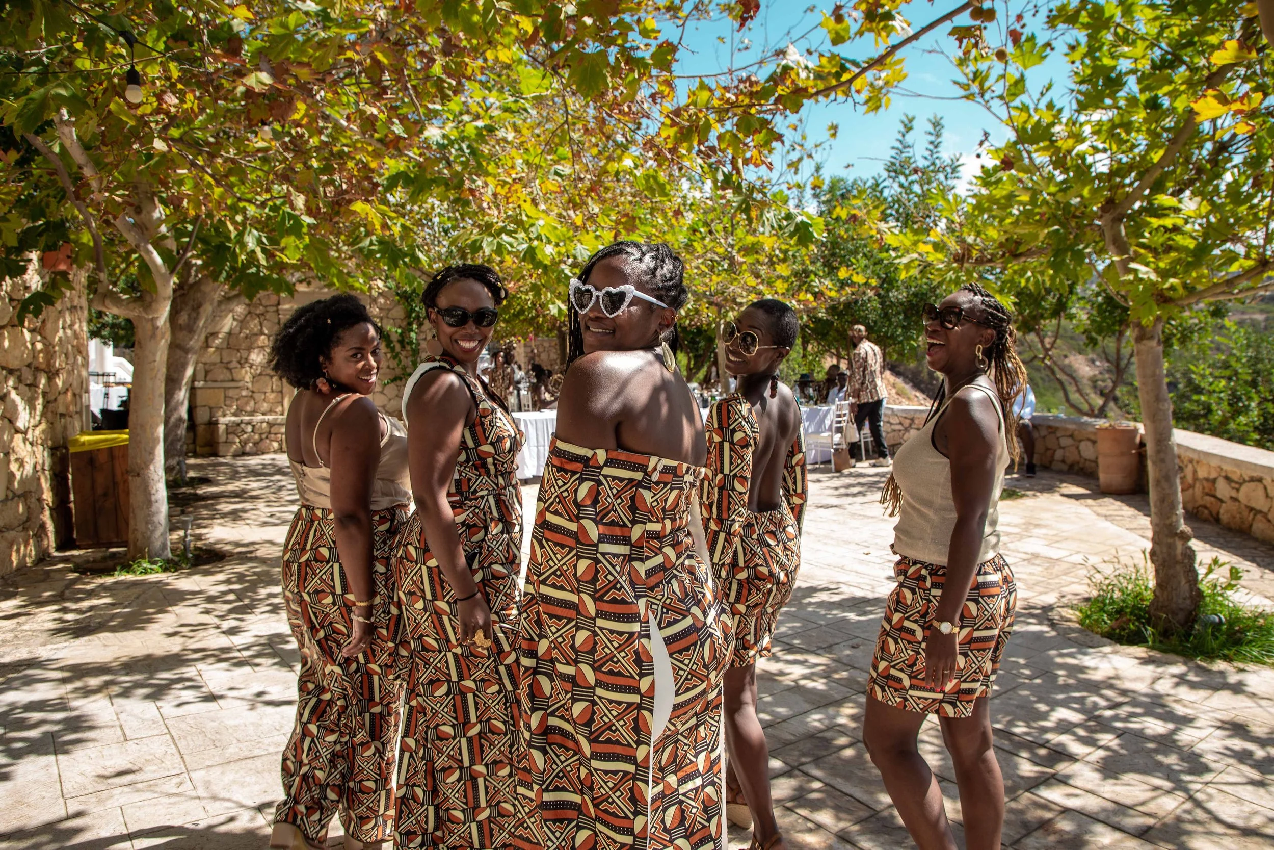 Sandrine &amp; Jean - Daniel’s vibrant French–Cameroonian wedding in Crete