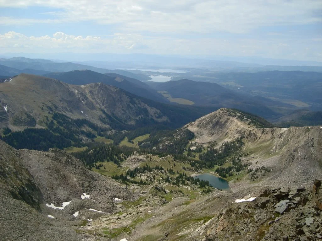 View from the Ida top to the South