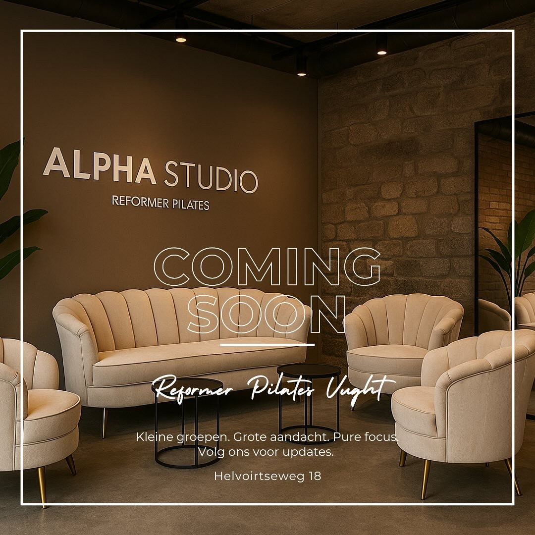 𝓡𝓮𝓯𝓸𝓻𝓶𝓮𝓻 𝓹𝓲𝓵𝓪𝓽𝓮𝓼 𝓿𝓾𝓰𝓱𝓽
✢ Kleine groepen
✢ Grote aandacht
✢ Pure focus
Volg ons voor updates