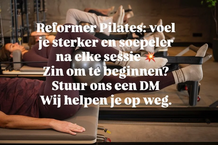In een groep of 1-op-1 &ndash; jouw keuze! 🤍✨ 
Vraag naar de mogelijkheden ℹ️ 
Link in bio #reformer #reformerpilates #reformerstudio #vught