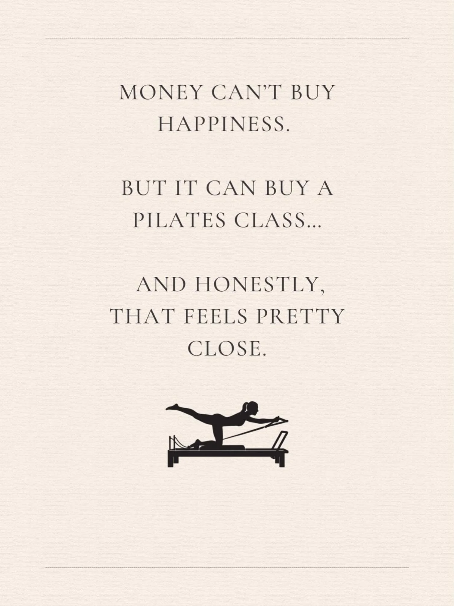 Sterke diepe core spieren 
Reformer Pilates activeert diepe stabilisatoren zoals de transversus abdominis, multifidus en bekkenbodem 
Plus daarbij het is leuk, maar dan echt leuk! 🫶🏼🤎
Ben je opzoek naar een fijne studio met goed opgeleiden instruc