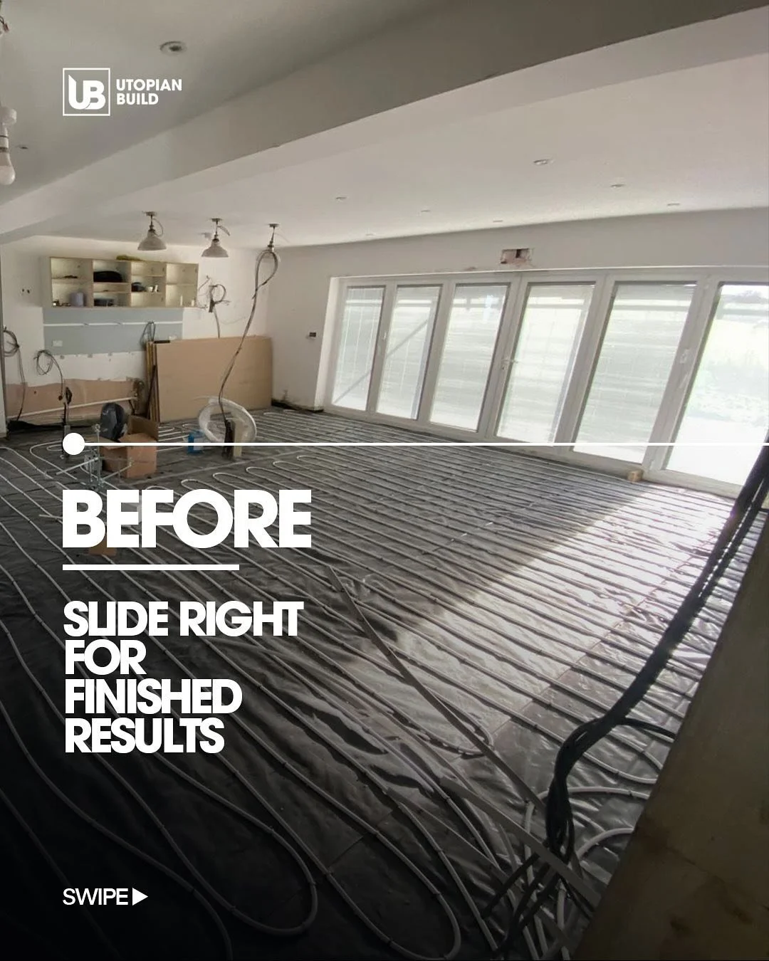 One of our recent projects in ware drawing to a close!

Swipe right to see the end results! 🔥🏠
