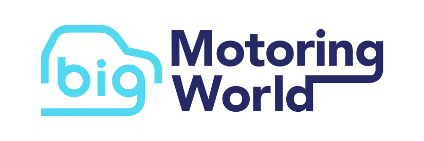 Logo for Big Motoring World with a stylized car outline and the text 'big Motoring World'.