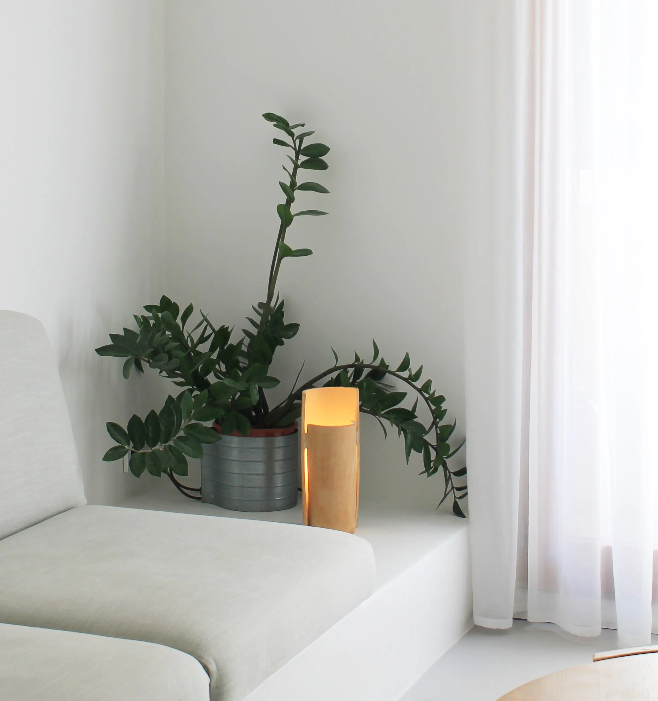 Lampe à poser TILE 1 rousse