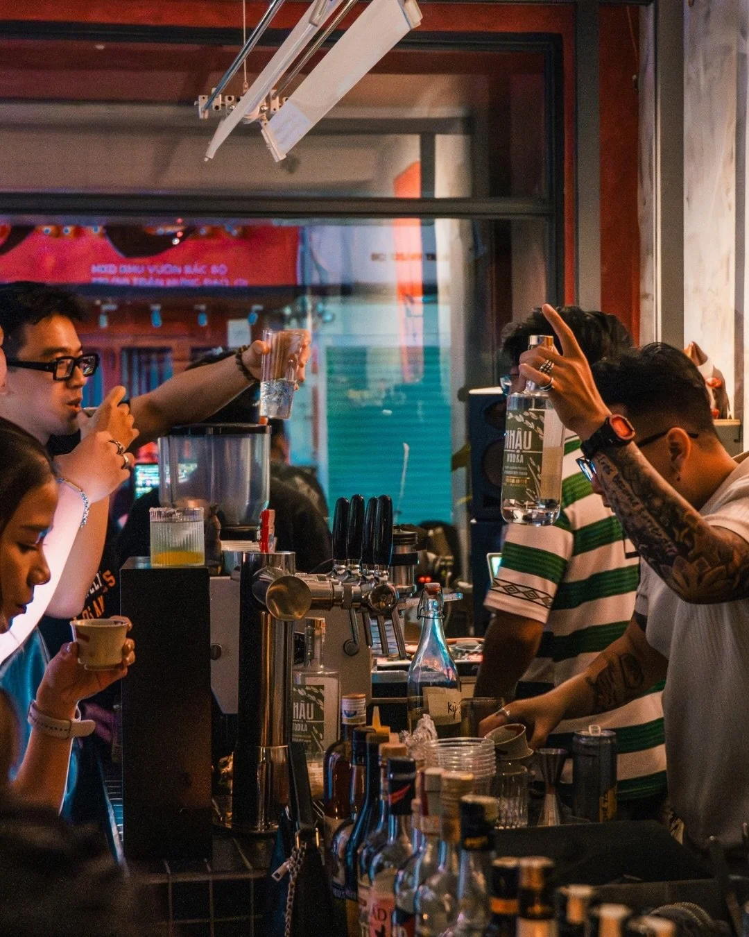 Some friendships are built over years.

Some begin with,
&ldquo;Pull up, we&rsquo;re already here.&rdquo;

A few pours.
A lot of laughter.
Stories you&rsquo;ll probably tell again next week.

That&rsquo;s the thing about nhậu.

It has a way of turnin