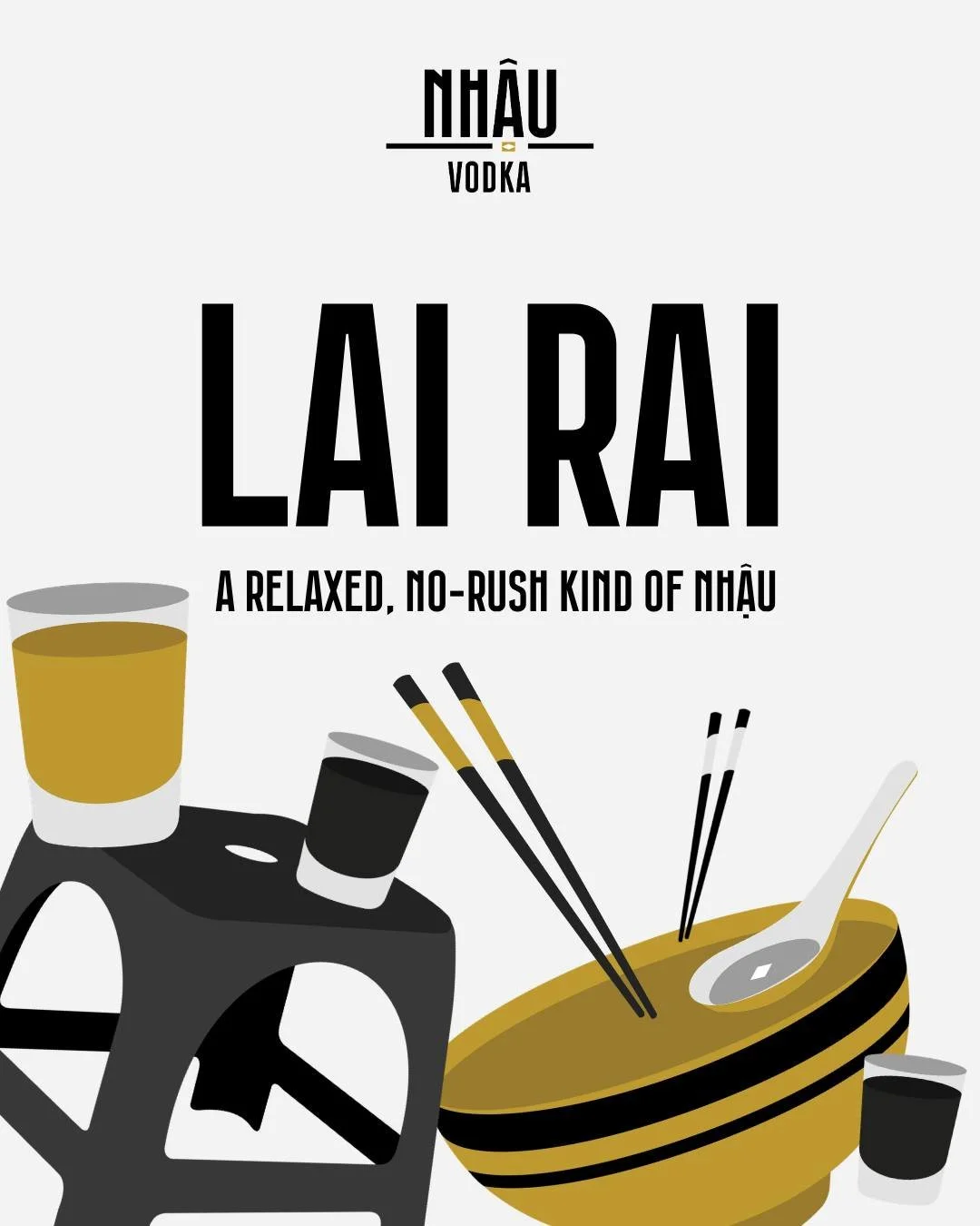 𝗟𝗮𝗶 𝗥𝗮𝗶

Some words don't ask to be translated, they ask to be experienced.

"Lai rai" is one of them.

It's the quiet decision to stay for another story.
To order one more dish.
To pour one more round.

Not because the night is young