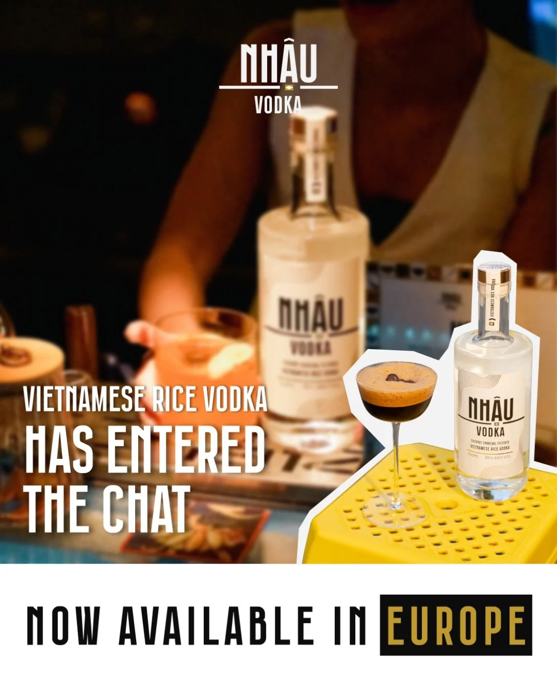 𝗩𝗶𝗲𝘁𝗻𝗮𝗺𝗲𝘀𝗲 𝗿𝗶𝗰𝗲 𝘃𝗼𝗱𝗸𝗮 𝗵𝗮𝘀 𝗲𝗻𝘁𝗲𝗿𝗲𝗱 𝘁𝗵𝗲 𝗘𝘂𝗿𝗼𝗽𝗲𝗮𝗻 𝗴𝗿𝗼𝘂𝗽 𝗰𝗵𝗮𝘁 👀🇪🇺

We packed the Nhậu.
You bring the people.

From Vietnam to Europe, Nhậu Vodka is officially available to order online and ready for whe